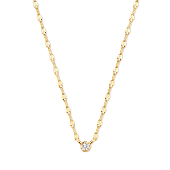 Custom Family Bezel Birthstone Necklace