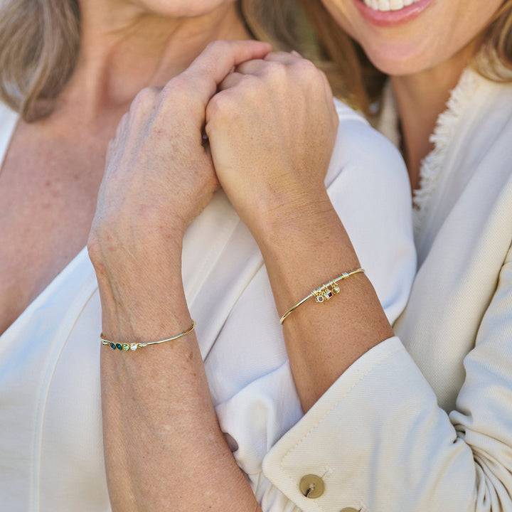 Build Your Own Birthstone Charm Cuff