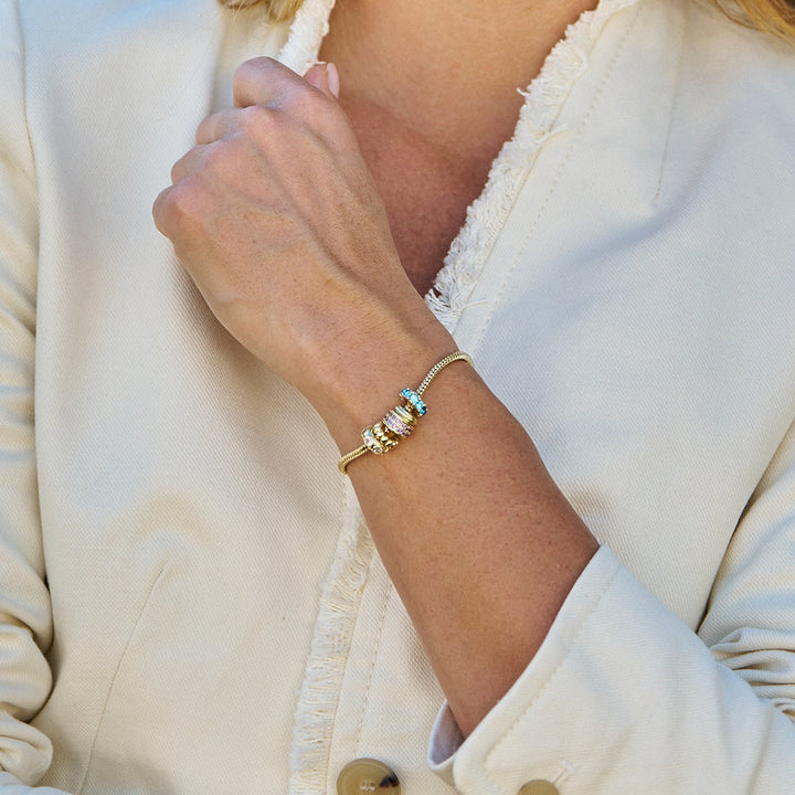 Build Your Own Rondelle Birthstone Bracelet