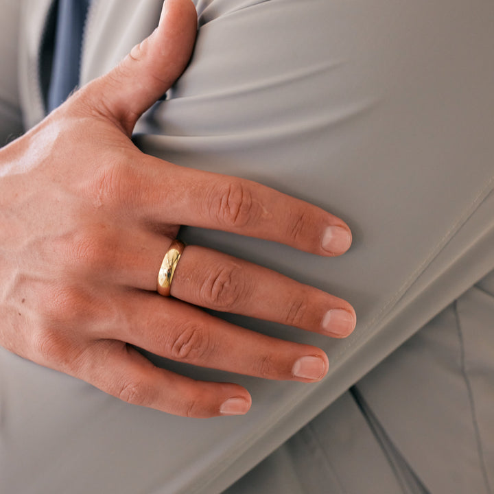Engraved Couples Message Ring