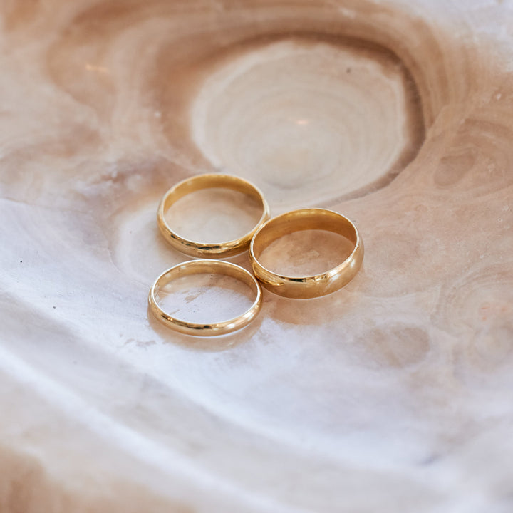 14K Gold 3mm Classic Wedding Band