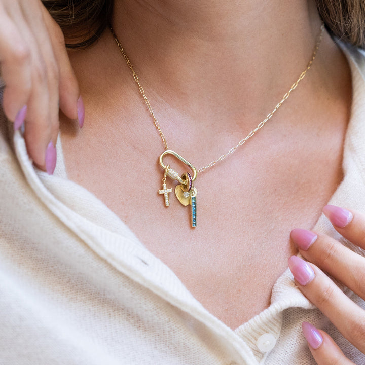 Build Your Own Carabiner Charm Necklace