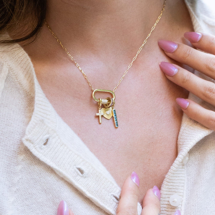 Build Your Own Carabiner Charm Necklace