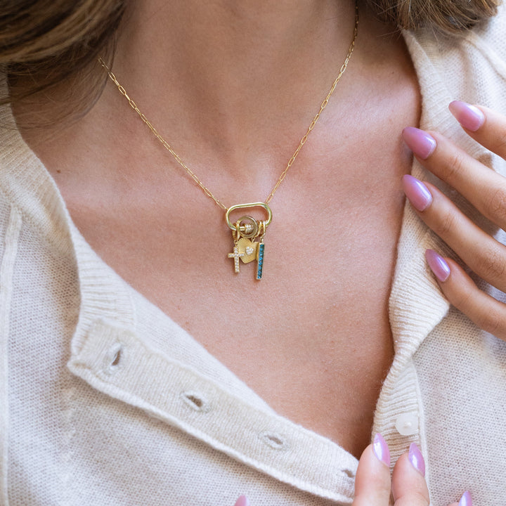 Build Your Own Carabiner Charm Necklace