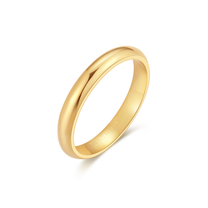 14K Gold 3mm Classic Wedding Band
