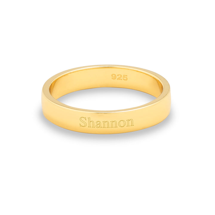 Engravable Gold Stacking Mother&