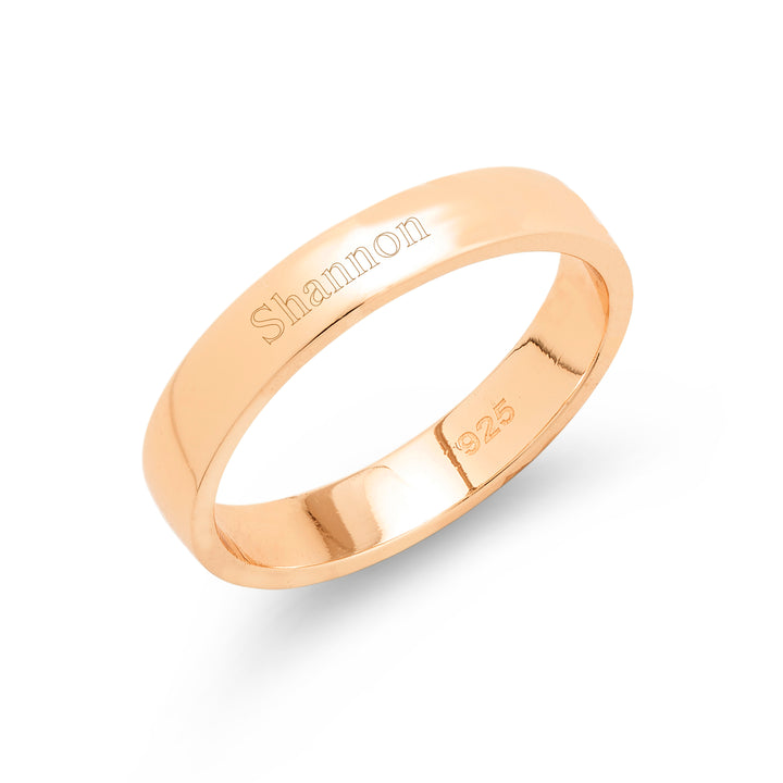 Engravable Rose Gold Stacking Mother&