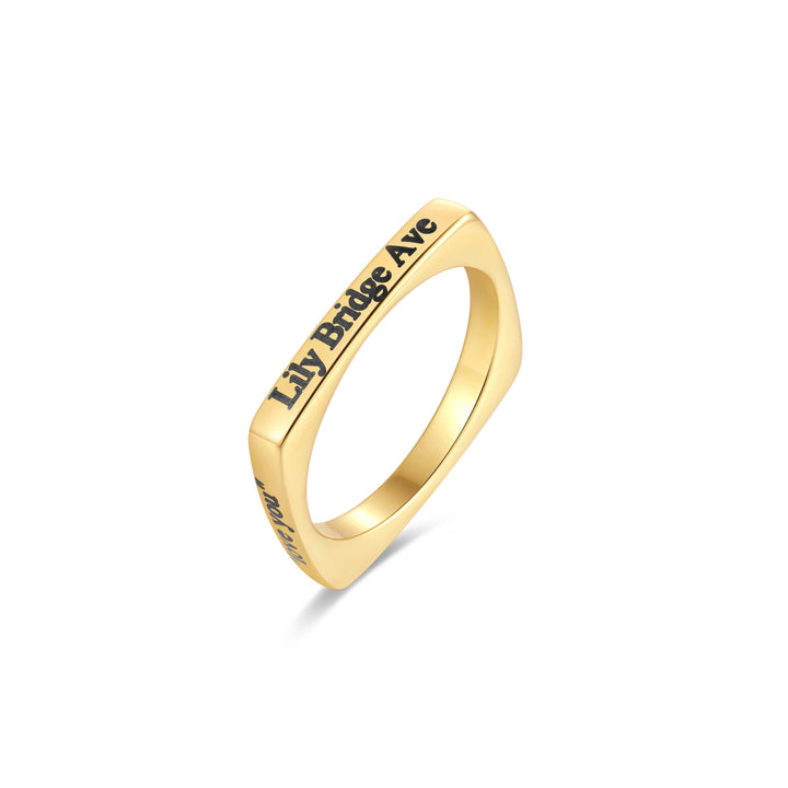 The Milestone Engravable Ring