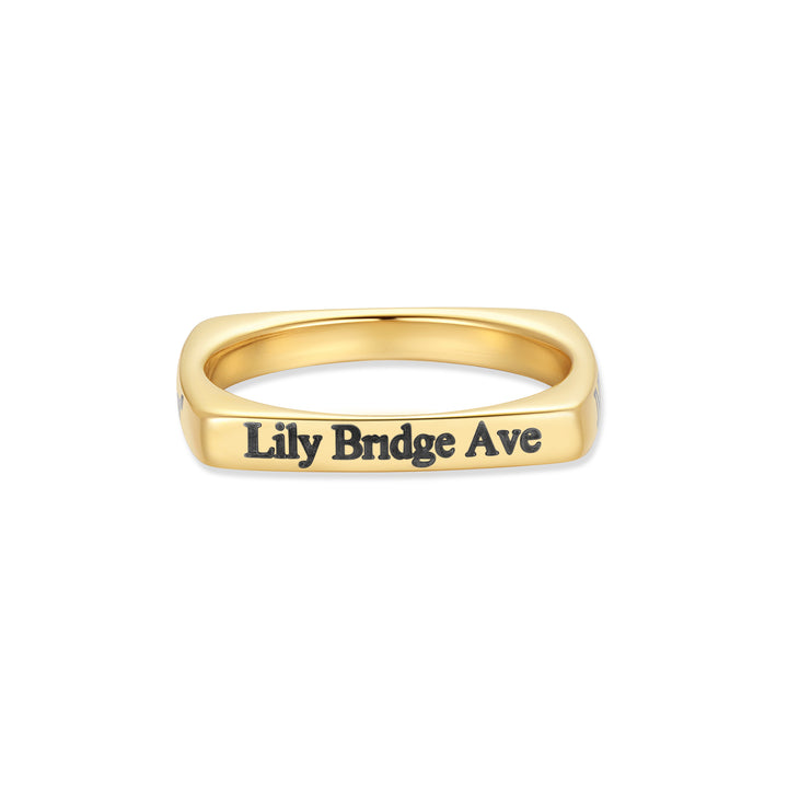 The Milestone Engravable Ring