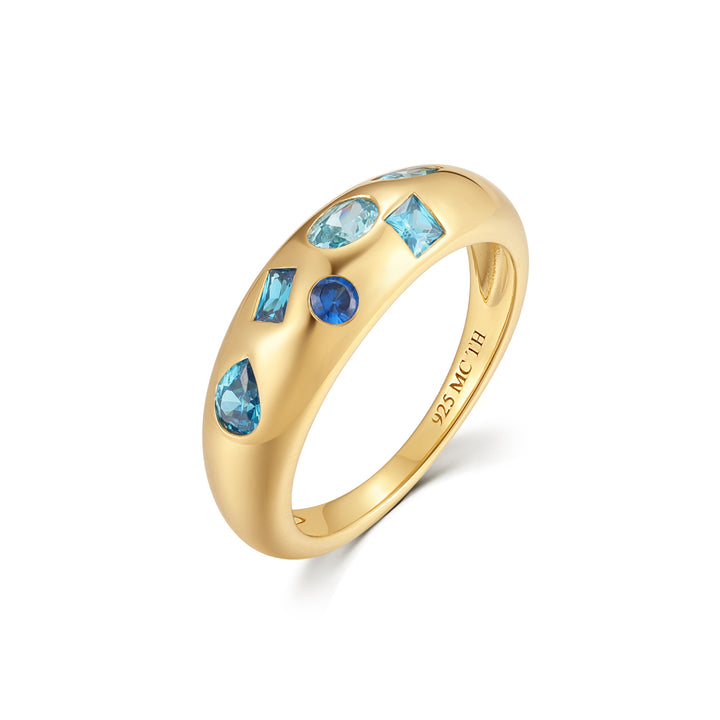 Gold Vermeil Ombre Birthstone Ring – Mill Rock East