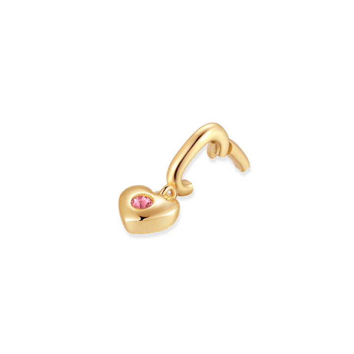 Custom Heart Birthstone Charm