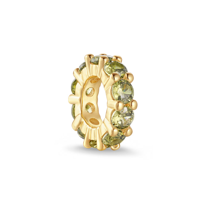 Birthstone Rondelle Charm