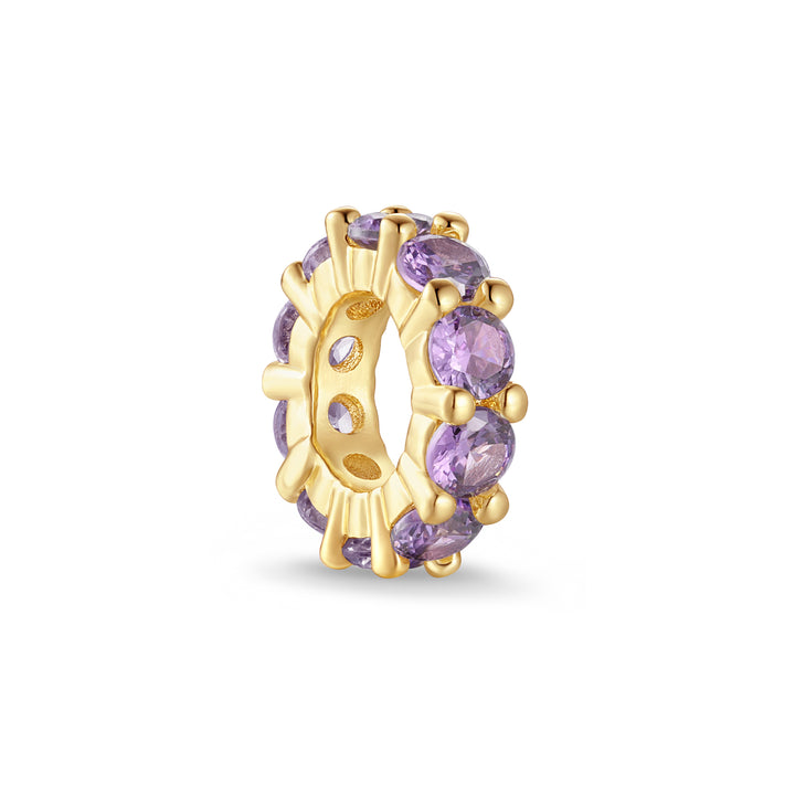 Birthstone Rondelle Charm