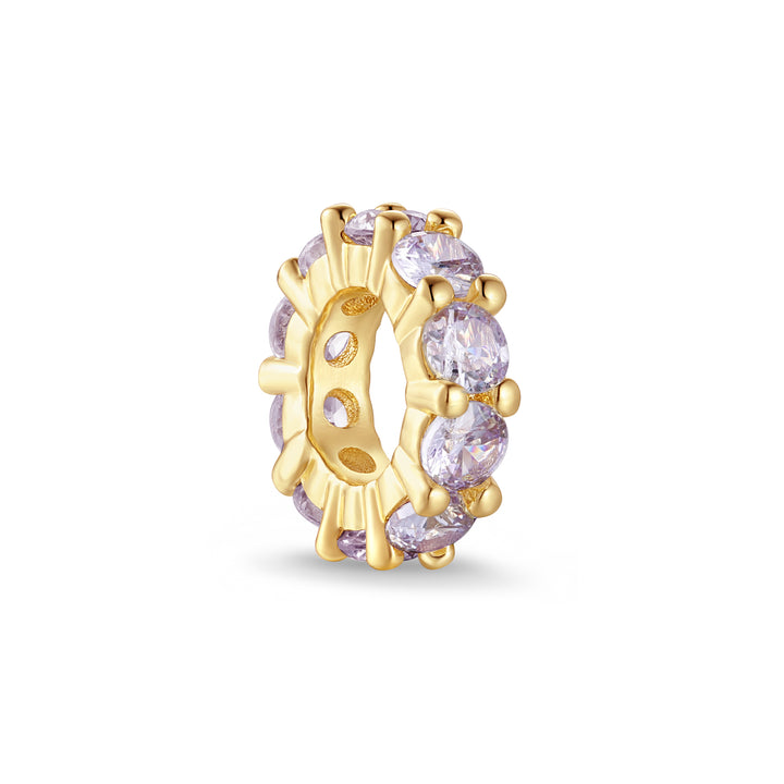 Birthstone Rondelle Charm