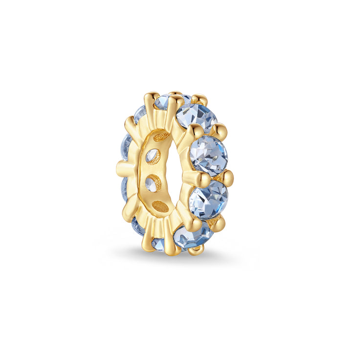 Birthstone Rondelle Charm