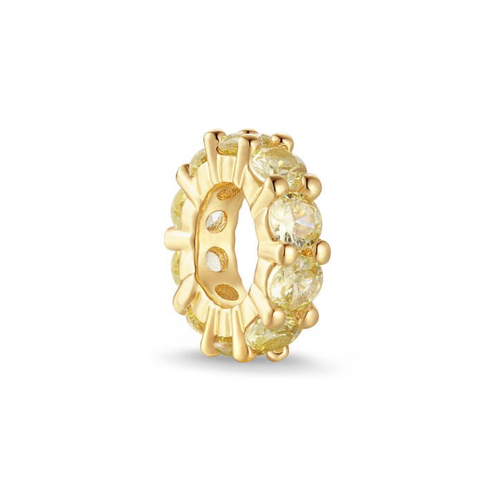 Birthstone Rondelle Charm