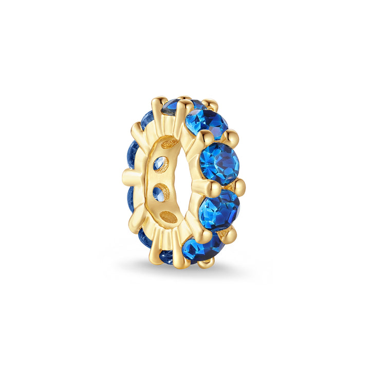 Birthstone Rondelle Charm
