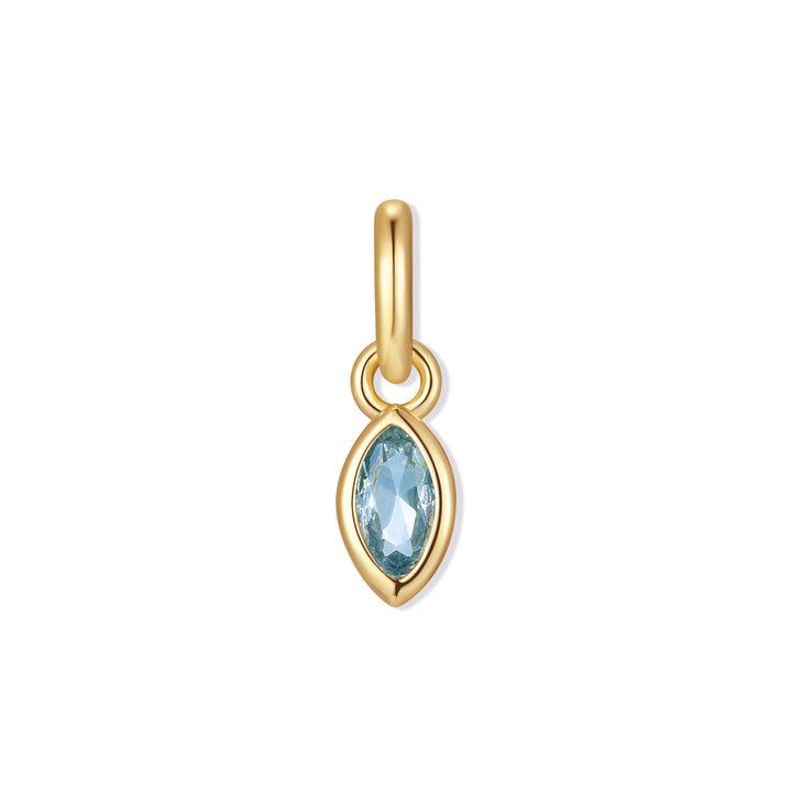 Marquise Bezel Birthstone Charm