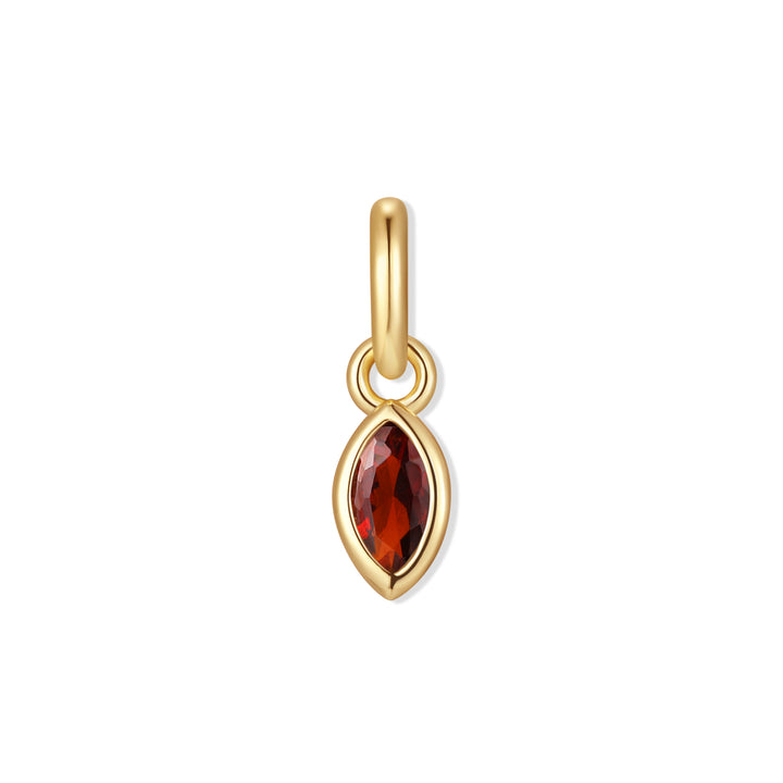 Marquise Bezel Birthstone Charm