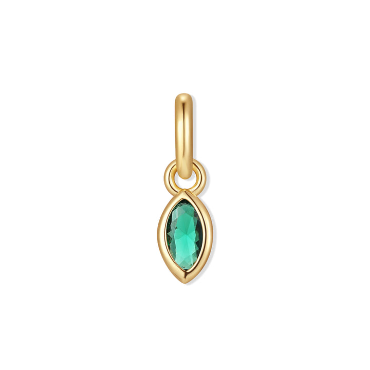 Marquise Bezel Birthstone Charm