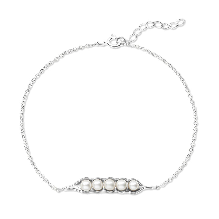 Five Peas in a Pod Pearl  Bracelet