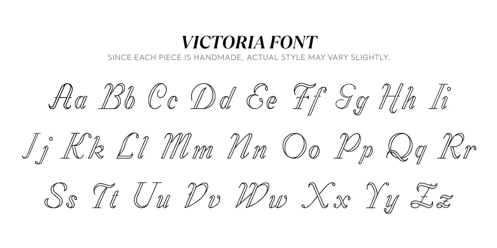 Victoria Font Character List