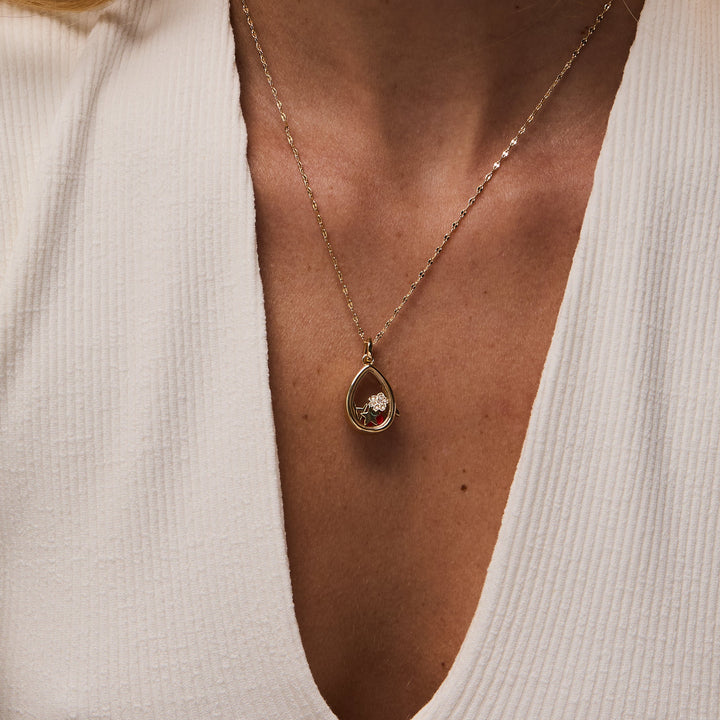 Cherry Floating Locket Charm