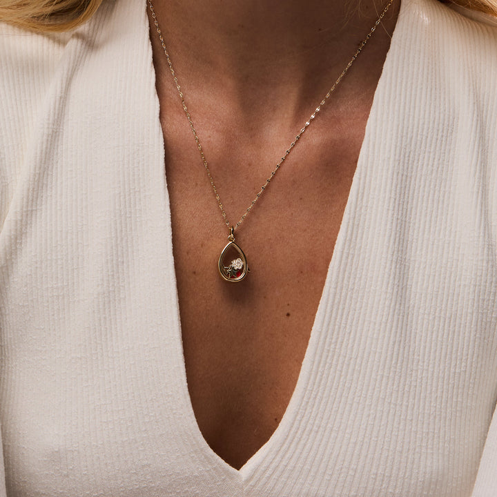Horseshoe Floating Locket Charm