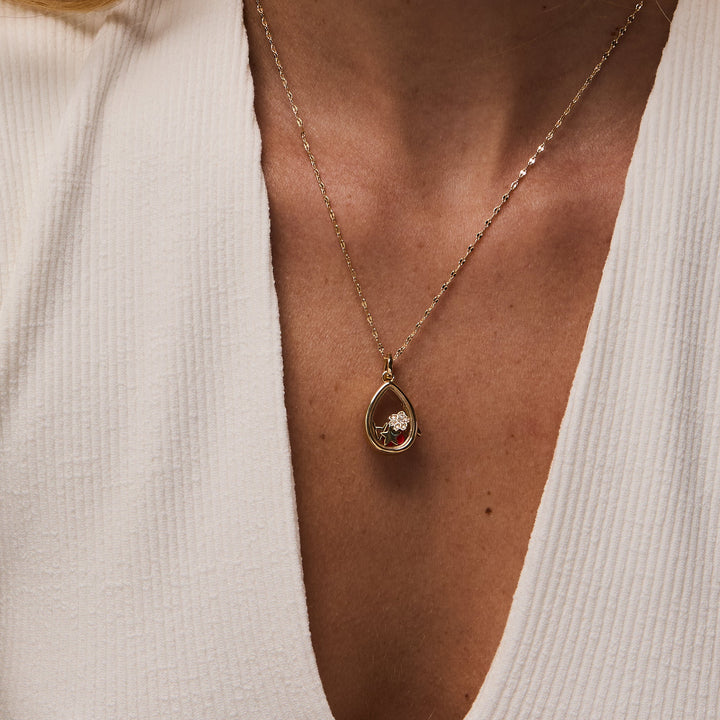 Elephant Floating Locket Charm
