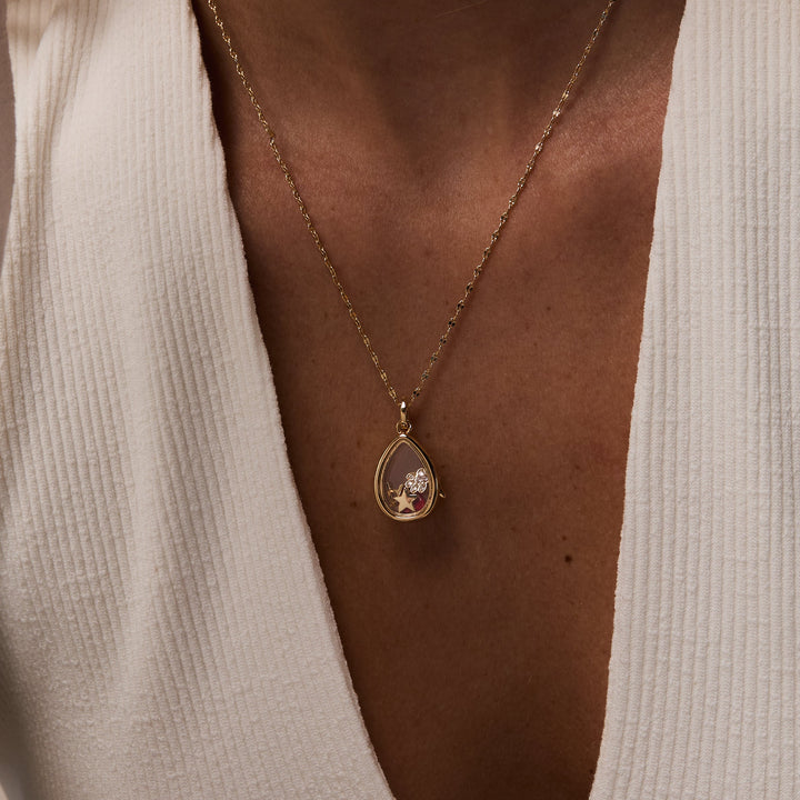 Horseshoe Floating Locket Charm