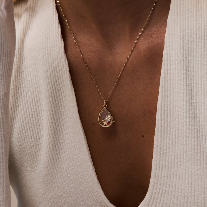 Cherry Floating Locket Charm