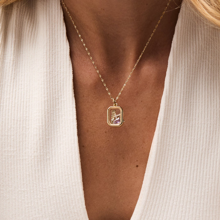 Butterfly Floating Locket Charm