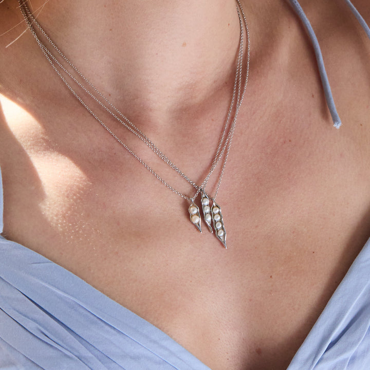 Peas in a Pod Pearl Necklace