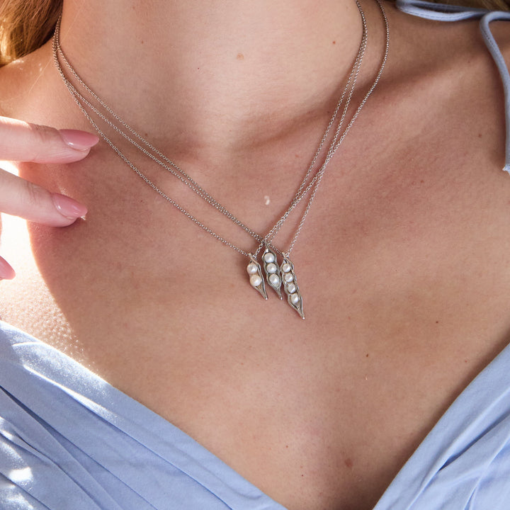 Peas in a Pod Pearl Necklace