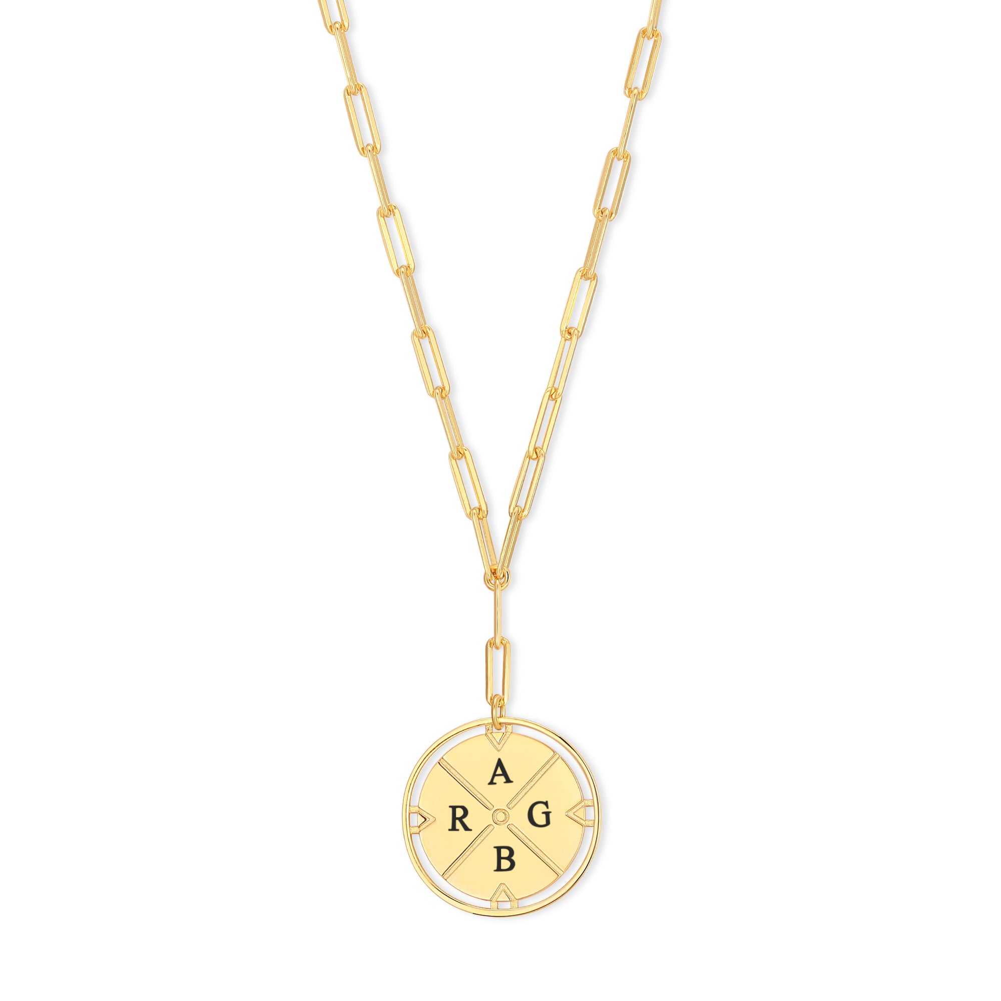 Compass Matrix Engravable Matrix Compass Necklace – Mill Rock East