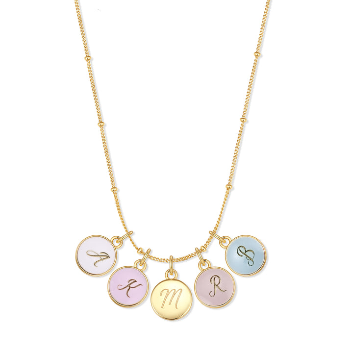 Color Pop Initial Necklace