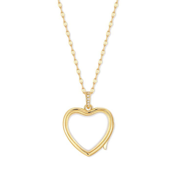 Custom Glass Heart Floating Locket