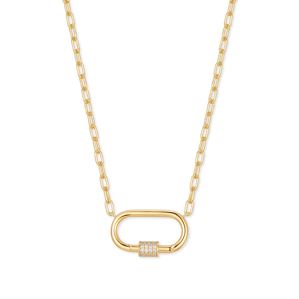 Carabiner Charm Necklace – Mill Rock East