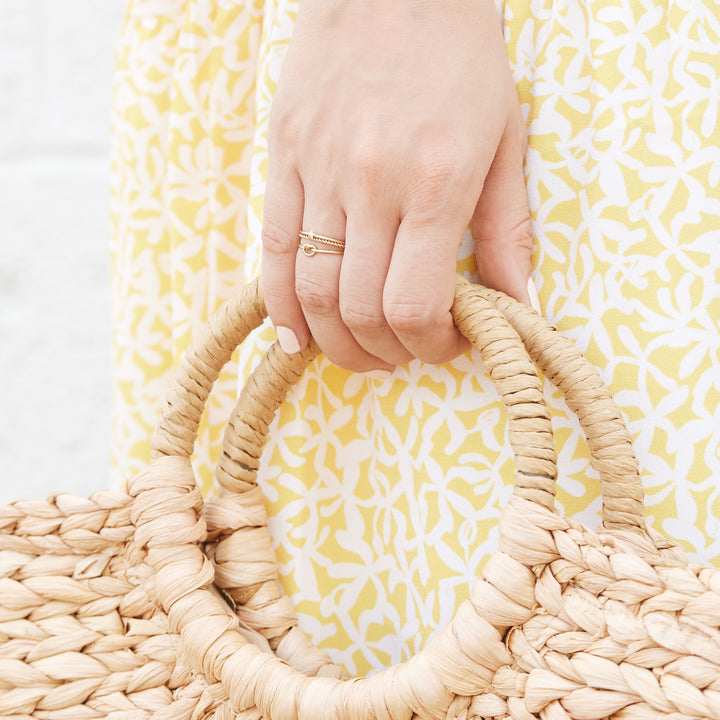 Gold Filled Twist Stackable Ring