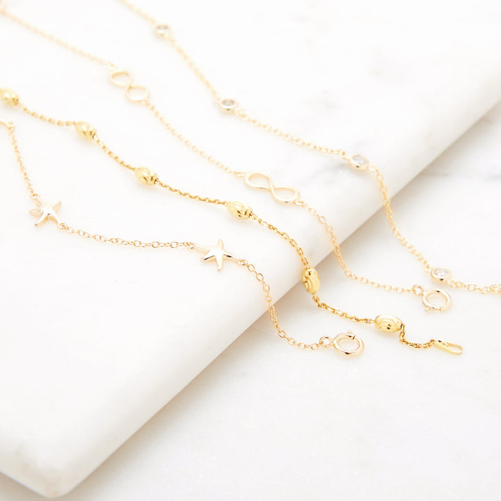 Infinity Gold Anklet