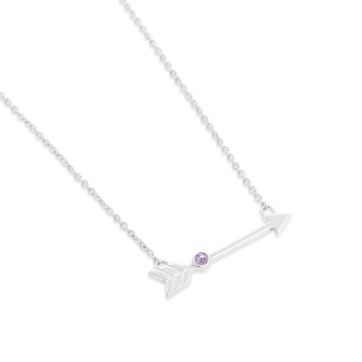 Custom Birthstone Arrow Necklace