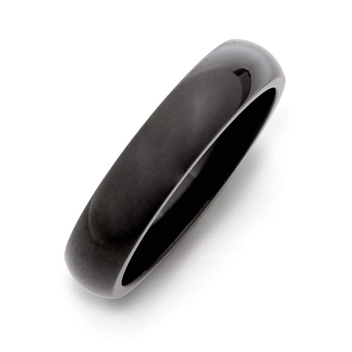 Black Plate 5mm Stainless Steel Band