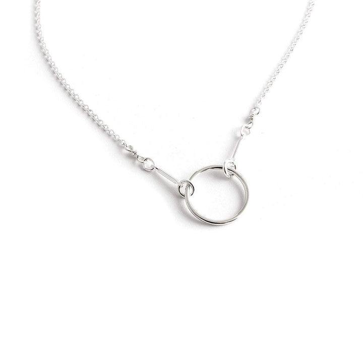 Dogeared Karma Sterling Silver Necklace