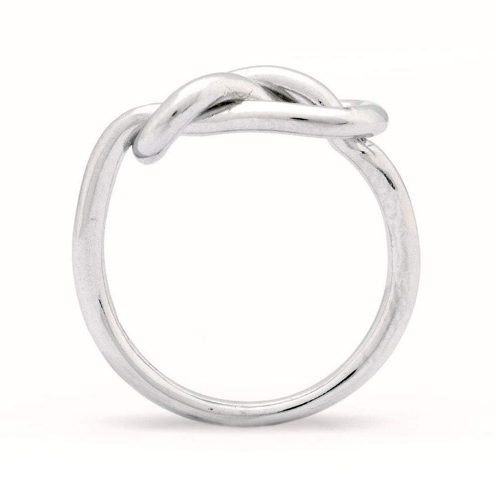 Infinity Knot Sterling Silver Ring