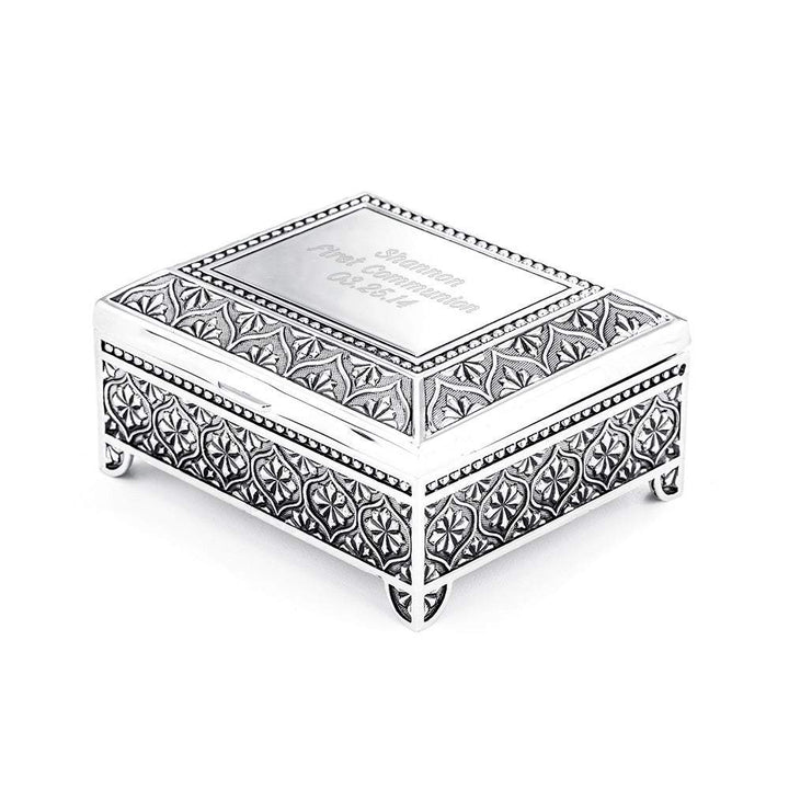 Vintage Style Square Jewelry Box