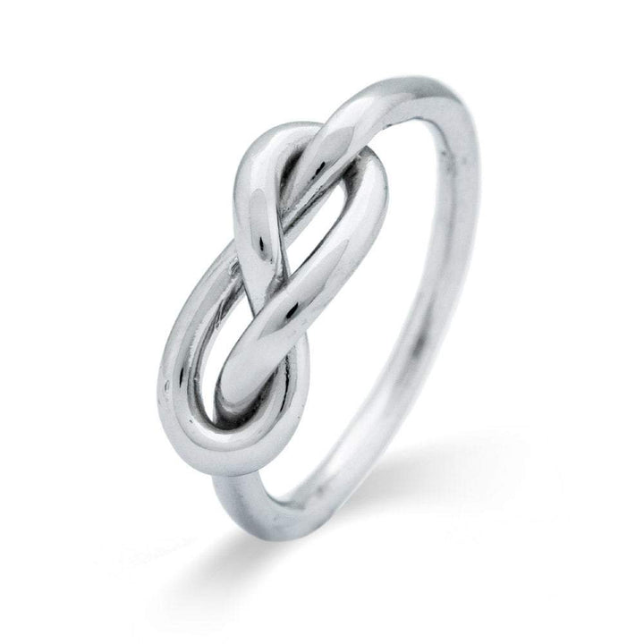 Infinity Knot Sterling Silver Ring