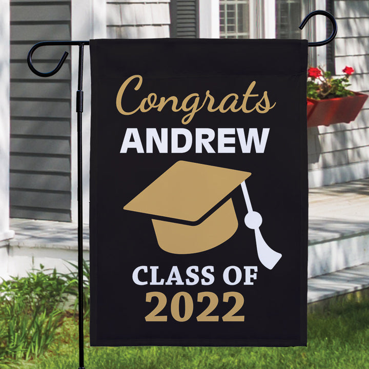 Custom Double Sided Graduation Class Garden Flag