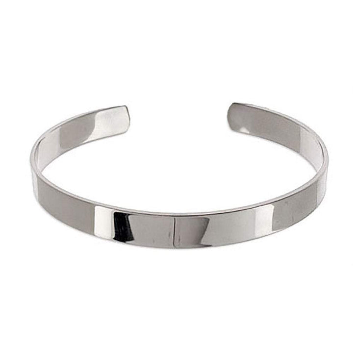 Plain Style Stainless Steel Cuff Bracelet