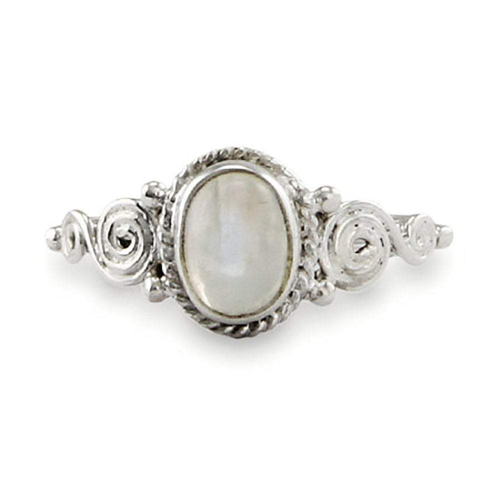 Sterling Silver Vintage Heirloom Moonstone Ring