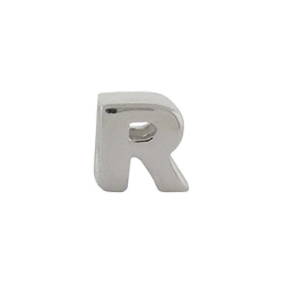 Letter R Silver Spring Maryland Sterling Silver AlphaBead Letter R – Mill Rock East